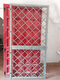 Inferiata Porta da esterno Zincata