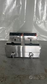 Friggitrice da banco 220V due vasche 10+10L
