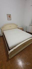 letto, rete e materasso matrimoniale