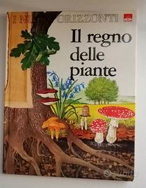 Libro vintage il regno delle piante,Vallardi 1977