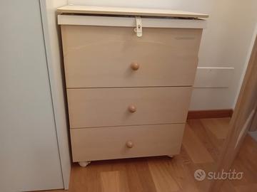 mobiletto fasciatoio foppapedretti