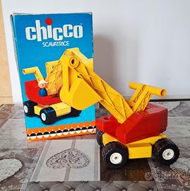 Giocattolo vintage Chicco Scavatrice