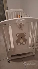 lettino più bagnetto fasciatoio Italbaby