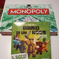 2 giochi da tavolo: Monopoly + Diario di un guerri