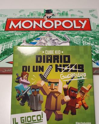 2 giochi da tavolo: Monopoly + Diario di un guerri