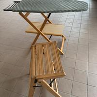 Asse da stiro e scaletto foppa predetti