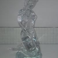 R. Anatrà - Scultura sirena - Vetro Murano anni 70