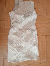 Vestito in lino dona tg. L Made in Italy