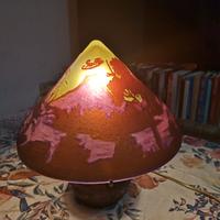 lampada in pasta vitrea Galle' Tipe