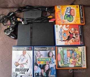 Ps2 Slim + 5 giochi