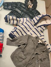 Lotto abbigliamento vestitibambino 9-12 mesi 74cm