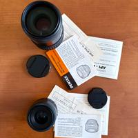 obiettivi Pentax 80-320 e 35-80