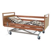 Letto degenza a tre snodi con asta sollevamalati