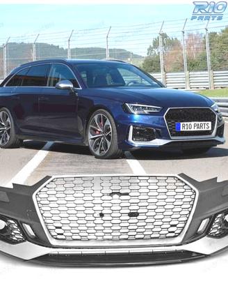 PARAURTI ANTERIORE AUDI A4 B9 15-19 RS4 PDC ARGENT