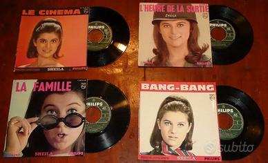 Stock 4 dischi 45 giri vinile - Sheila