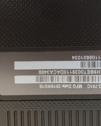Notebook ACER Intel core i7