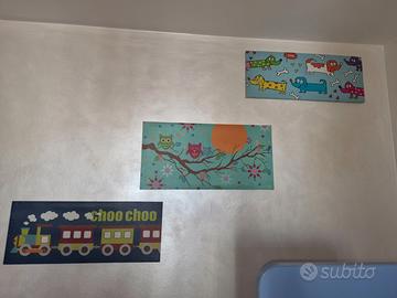 Quadri per stanzetta per bambini