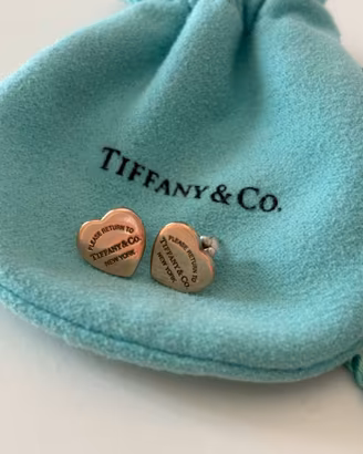 Orecchini Tiffany Heart Tag in Rubedo
