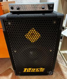Grbass pure amp+ mark bass cab 12pollici