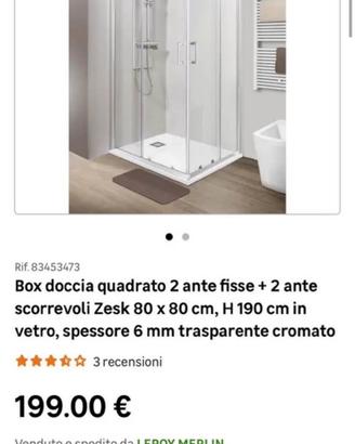 Vetro box doccia