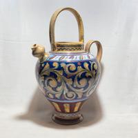 Brocca maiolica a lustro Gualdo Tadino A. Rubboli