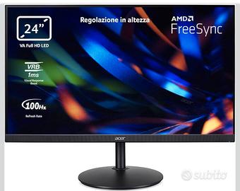 Monitor Acer 24” Full HD IPS NUOVO CBA242YHbirf