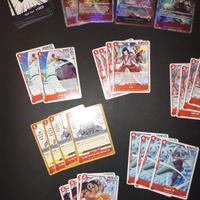 One piece, lotto da 50 carte + 10 don; Near Mint 