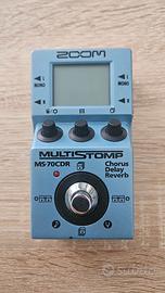 Zoom MS-70CDR MultiStomp Chorus Delay Reverb Pedal