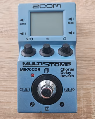 Zoom MS-70CDR MultiStomp Chorus Delay Reverb Pedal