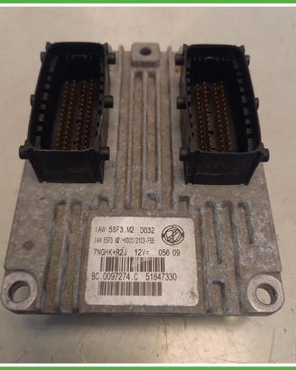 Centralina Motore Iniezione ECU Fiat 51847330 Fiat