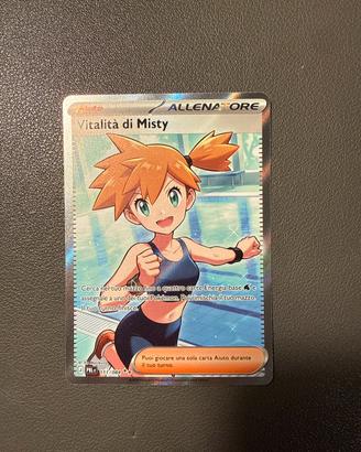 Carta Pokémon Vitalità di Misty 111/084
