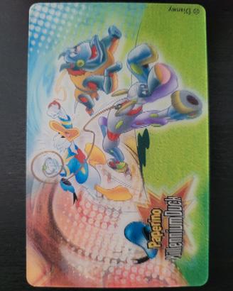2 card Paperino millennium duck - Buitoni