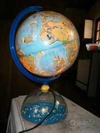 Mappamondo Disney Vintage Anni 70 Nova Rico - Rara