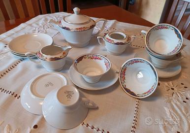 Servizio thè Richard Ginori dec. floreale anno1939