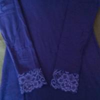 Maglietta con pizzo made in Italy