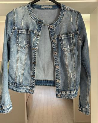 Giubbotto jeans Miss Bonbon