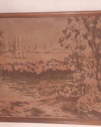 Arazzo antico in tessuto da parete quadro grande