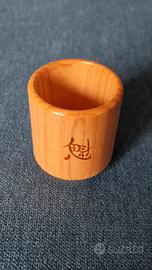 Bicchiere da Sake in legno