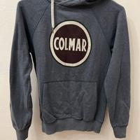 Felpa Colmar Grigio Blu con Cappuccio Vintage