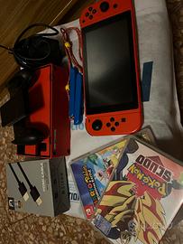 Nintendo Switch + 2 giochi + Scheda SD 32G