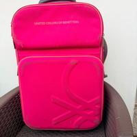Valigia Benetton rosa
