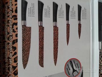 Cucina Set 5 coltelli ceramica - made in Svizzera