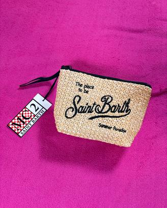 Pochette Saint Barth in paglia