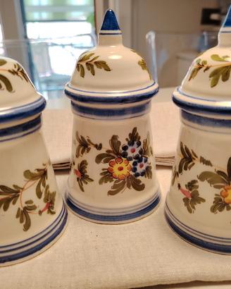 Set 5 piatti ceramica vintage 