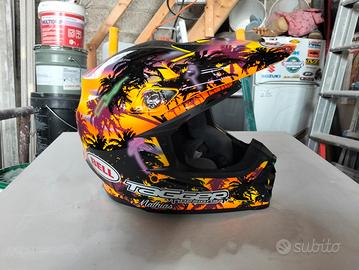 Casco cross Bell Flex-9s Tagger Tropicale Fever