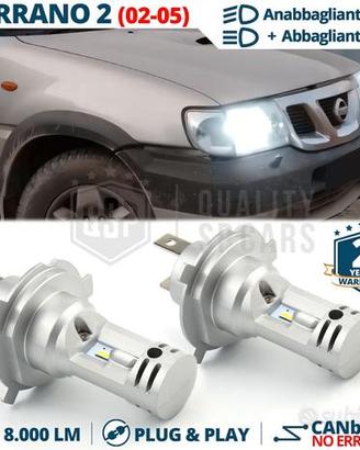 Kit Luci LED H4 Per Fari NISSAN TERRANO 2 2002-05