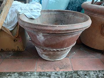 Vaso  conca In terra Cotta CARLO BITOSSI montelupo