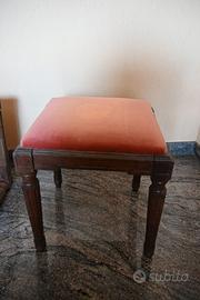 Sgabelli antichi in legno massello