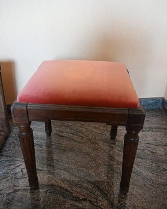Sgabelli antichi in legno massello