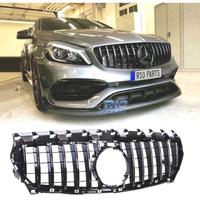 GRIGLIA MERCEDES CLA W117 13-16 LOOK AMG GTR NERO 